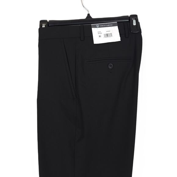 Vince Camuto Men's Slim-Fit Super Stretch Suit Pants Black Solid 30x30 NWT - Picture 1 of 6